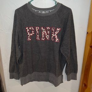 Pink crew neck